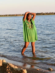 One Of A Kind Lime Short Tunic