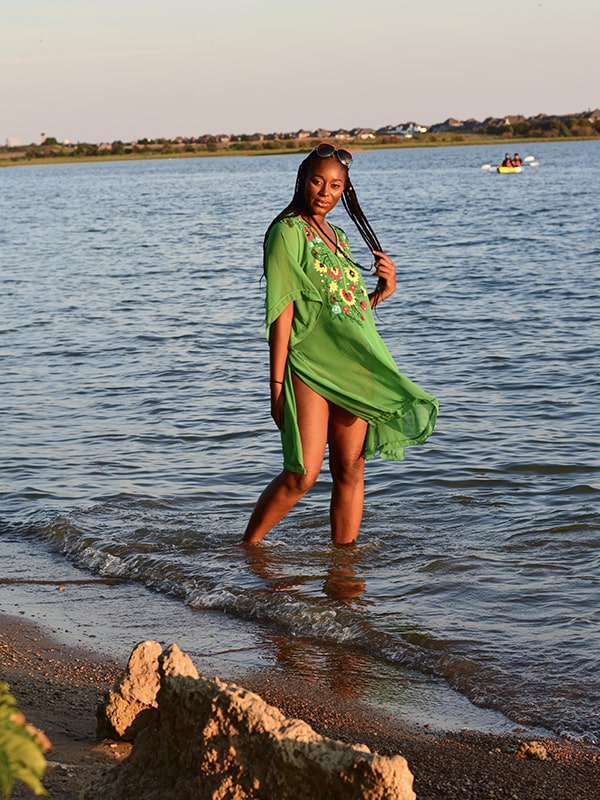 One Of A Kind Lime Short Tunic