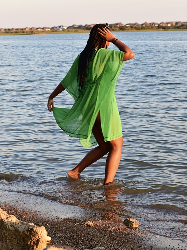 One Of A Kind Lime Short Tunic